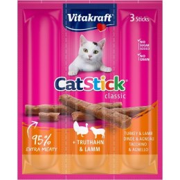 VITAKRAFT CAT STICK MINI 3szt indyk/jagnięcina przysmak dla kota Vitakraft