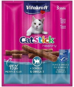 VITAKRAFT CAT STICK MINI flądra/omega3 dla kota 3szt Vitakraft