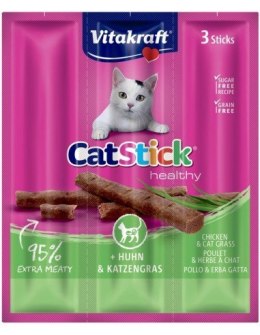 VITAKRAFT CAT STICK MINI kurczak/trawa dla kota 3szt Vitakraft