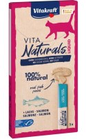 VITAKRAFT VITA NATURALS Liquid łosoś przysmak dla kota 5x15g Vitakraft