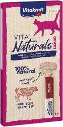 VITAKRAFT VITA NATURALS Liquid wołowina 5x15g Vitakraft