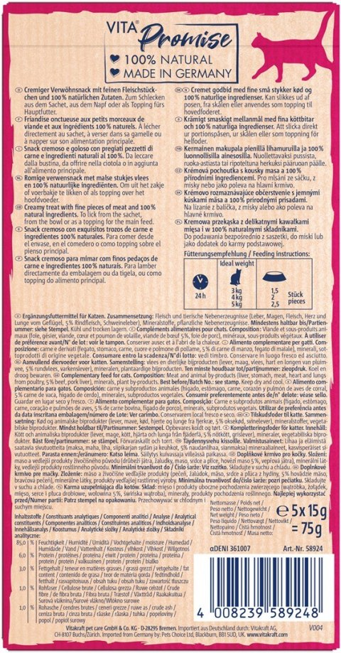 VITAKRAFT VITA NATURALS Liquid wołowina 5x15g Vitakraft VITAKRAFT VITA NATURALS Liquid wołowina 5x15g Vitakraft