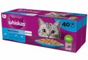 WHISKAS Rybne przysmaki w galaretce - mokra karma dla kota - 40x85 g Whiskas