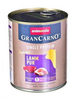 ANIMONDA GranCarno Single Protein jagnięcina - mokra karma dla psa - 800g Animonda