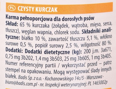 ANIMONDA GranCarno Single Protein kurczak - mokra karma dla psa - 400g Animonda ANIMONDA GranCarno Single Protein kurczak - mokra karma dla psa - 400g Animonda
