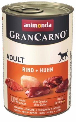 ANIMONDA Grancarno Adult wołowina i kurczak - mokra karma dla psa - 400g Animonda