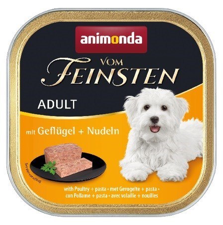 ANIMONDA Vom Feinsten Classic drób i makaron - mokra karma dla psa - 150g Animonda