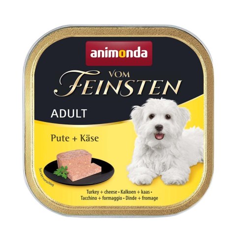 ANIMONDA Vom Feinsten indyk z żółtym serem - mokra karma dla psa - 150g Animonda ANIMONDA Vom Feinsten indyk z żółtym serem - mokra karma dla psa - 150g Animonda