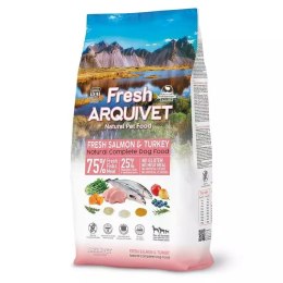 ARQUIVET FRESH - półwilgotna karma dla psa - łosoś z indykiem - 2,5kg ARQUIVET