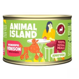 Animal Island Jeleń z Ziemniakami karma pies 410g ANIMAL ISLAND