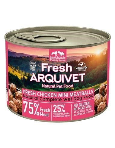 Arquivet Fresh MINI klopsiki z kurczaka w sosie 200g ARQUIVET