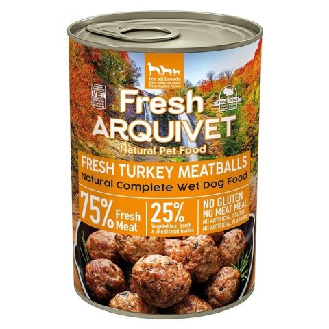 Arquivet Fresh klopsiki z indyka w sosie 400g ARQUIVET