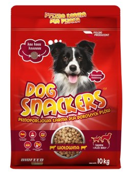 BIOFEED DOG SNACKERS ADULT WOŁOWINA 10 KG BIOFEED