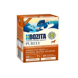 BOZITA Purely wołowina z łososiem pasztecik z kawałkami mięsa 370g BOZITA