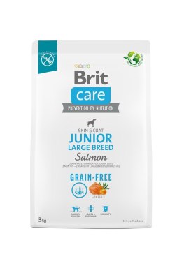 BRIT Care Grain-Free Junior Large Breed Salmon - sucha karma dla psa - 3 kg Brit
