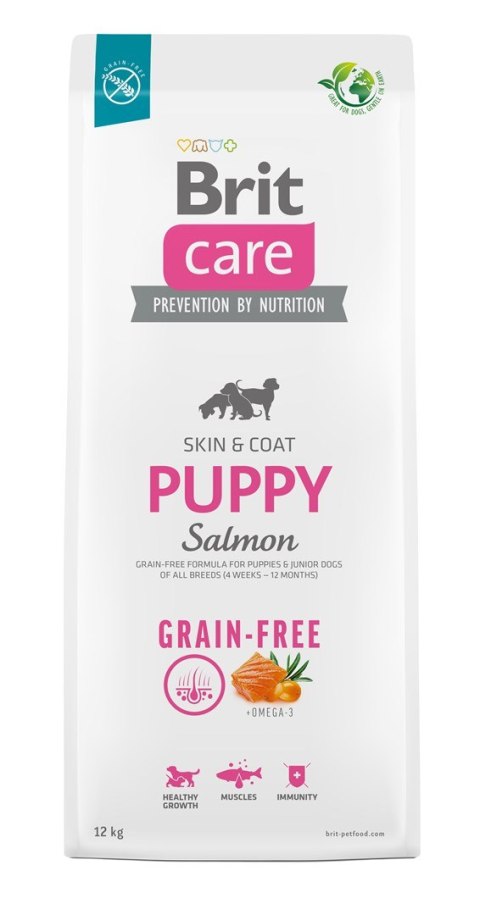 BRIT Care Grain-Free Puppy Salmon - sucha karma dla szczeniąt - 12 kg Brit