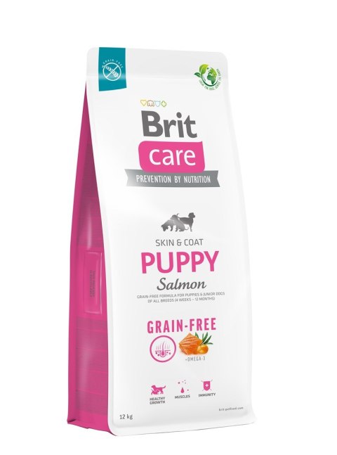 BRIT Care Grain-Free Puppy Salmon - sucha karma dla szczeniąt - 12 kg Brit BRIT Care Grain-Free Puppy Salmon - sucha karma dla szczeniąt - 12 kg Brit