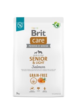 BRIT Care Grain-Free Senior & Light Salmon - sucha karma dla psa - 3 kg Brit