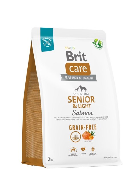 BRIT Care Grain-Free Senior & Light Salmon - sucha karma dla psa - 3 kg Brit BRIT Care Grain-Free Senior & Light Salmon - sucha karma dla psa - 3 kg Brit