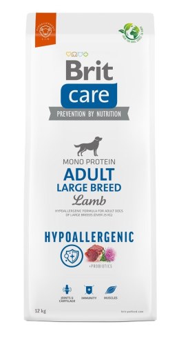 BRIT Care Hypoallergenic Adult Large Breed Lamb - sucha karma dla psa - 12 kg Brit