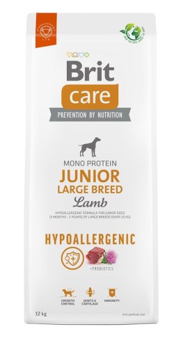 BRIT Care Hypoallergenic Junior Large Breed Lamb - sucha karma dla psa - 12 kg Brit