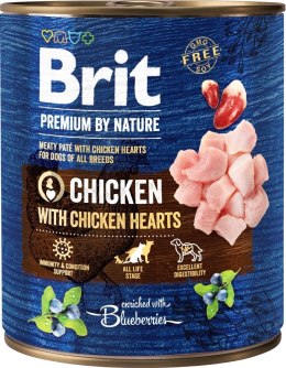BRIT Premium by Nature Chicken with hearts - mokra karma dla psa - 800 g Brit
