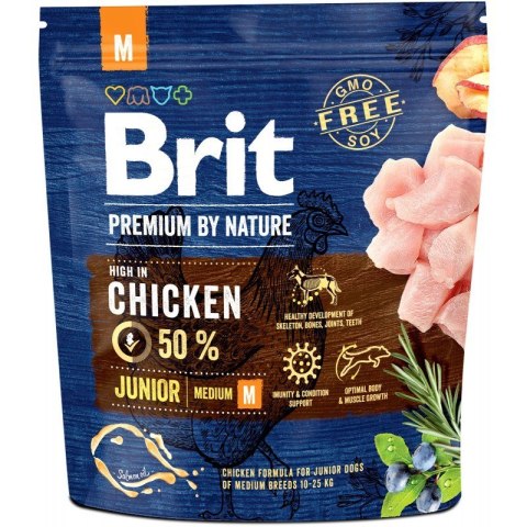 BRIT Premium by Nature Junior - sucha karma dla szczeniąt - 1 kg Brit BRIT Premium by Nature Junior - sucha karma dla szczeniąt - 1 kg Brit