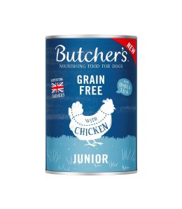 BUTCHER'S Original Junior Kurczak w galaretce - mokra karma dla psa - 400g Butcher's