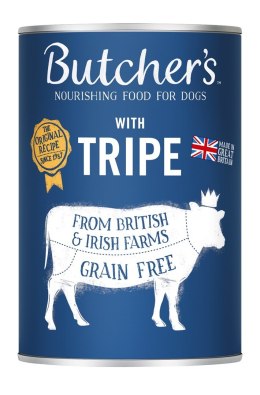 BUTCHER'S Original Tripe Mix Pasztet ze żwaczem - mokra karma dla psa - 400 g Butcher's