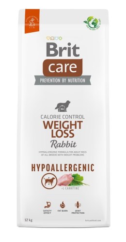 Brit Care Hypoallergenic Weight Loss - sucha karma dla psa - 12 kg Brit