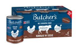 Butcher's Original Recipe in Gravy mix smaków z warzywami w sosie karma dla psa 6 x 400g Butcher's