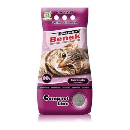 CERTECH Super Benek Compact Lawenda - żwirek dla kota zbrylający - 10 l Super Benek