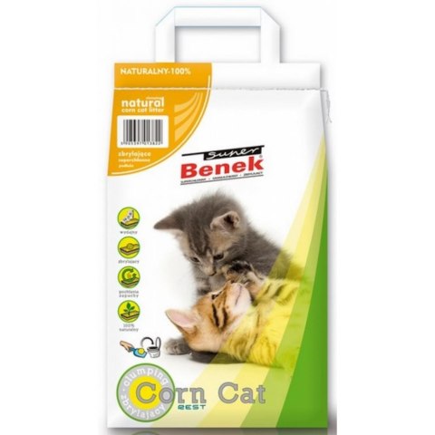 CERTECH Super Benek Corn Cat - żwirek kukurydziany zbrylający 14l (WYPRZEDAŻ) Super Benek
