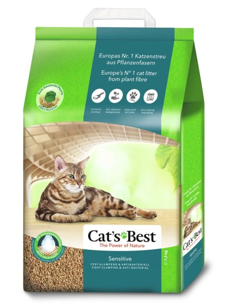 Cat"s Best Sensitive żwirek 20L (WYPRZEDAŻ) Cat's Best