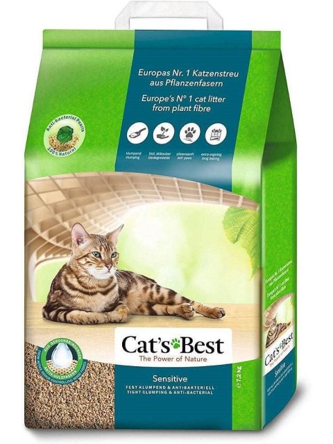 Cat"s Best Sensitive żwirek 20L (WYPRZEDAŻ) Cat's Best Cat"s Best Sensitive żwirek 20L (WYPRZEDAŻ) Cat's Best