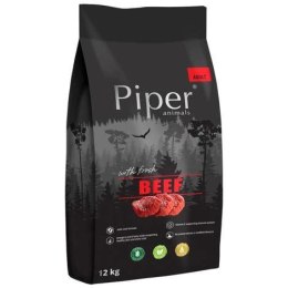 DOLINA NOTECI Piper Animals z wołowiną - sucha karma dla psa - 12 kg DOLINA NOTECI