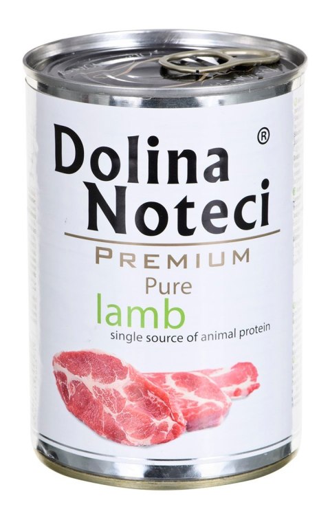 DOLINA NOTECI Premium Pure Jagnięcina - mokra karma dla psa - 400 g DOLINA NOTECI
