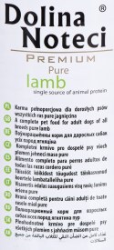 DOLINA NOTECI Premium Pure Jagnięcina - mokra karma dla psa - 400 g DOLINA NOTECI