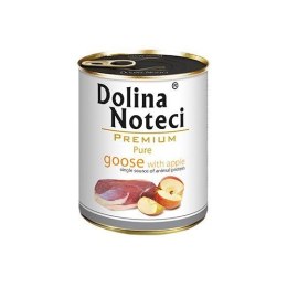 DOLINA NOTECI Premium Pure bogata w gęś z jabłkiem - mokra karma dla psa - 400 g DOLINA NOTECI