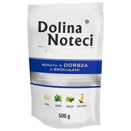 DOLINA NOTECI Premium bogata w dorsza z brokułami - mokra karma dla psa - 500g DOLINA NOTECI