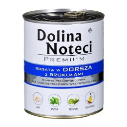 DOLINA NOTECI Premium bogata w dorsza z brokułami - mokra karma dla psa - 800 g DOLINA NOTECI