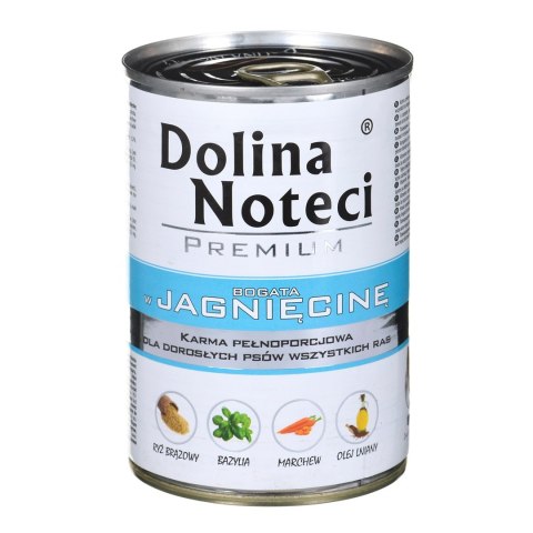 DOLINA NOTECI Premium bogata w jagnięcinę - mokra karma dla psa - 400g DOLINA NOTECI DOLINA NOTECI Premium bogata w jagnięcinę - mokra karma dla psa - 400g DOLINA NOTECI