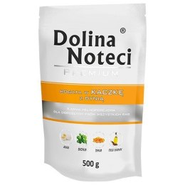 DOLINA NOTECI Premium bogata w kaczkę z dynią - mokra karma dla psa - 500g DOLINA NOTECI