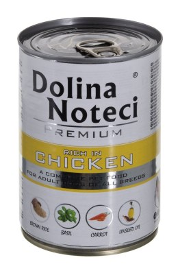 DOLINA NOTECI Premium bogata w kurczaka - mokra karma dla psa - 400g DOLINA NOTECI