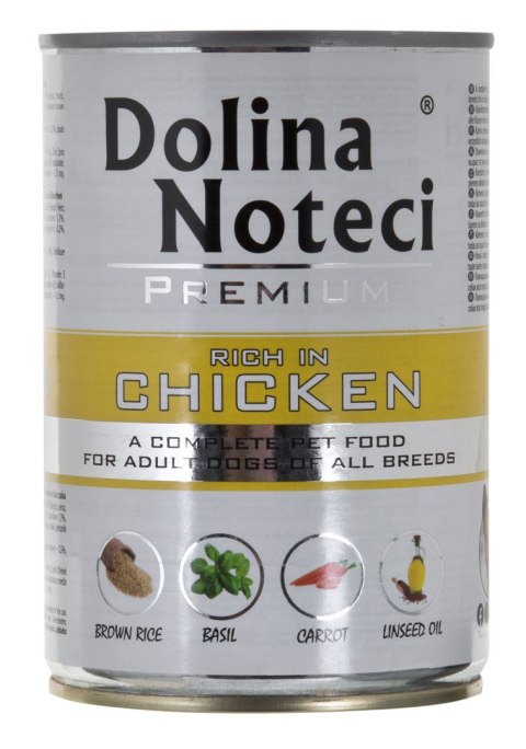 DOLINA NOTECI Premium bogata w kurczaka - mokra karma dla psa - 400g DOLINA NOTECI DOLINA NOTECI Premium bogata w kurczaka - mokra karma dla psa - 400g DOLINA NOTECI