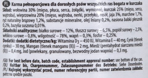 DOLINA NOTECI Premium bogata w kurczaka - mokra karma dla psa - 400g DOLINA NOTECI DOLINA NOTECI Premium bogata w kurczaka - mokra karma dla psa - 400g DOLINA NOTECI