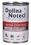 DOLINA NOTECI Premium bogata w wołowinę - mokra karma dla psa - 400 g DOLINA NOTECI