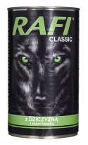 DOLINA NOTECI Rafi Classic z dziczyzną i marchewką - mokra karma dla psa - 1240g DOLINA NOTECI