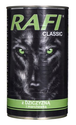 DOLINA NOTECI Rafi Classic z dziczyzną i marchewką - mokra karma dla psa - 1240g DOLINA NOTECI