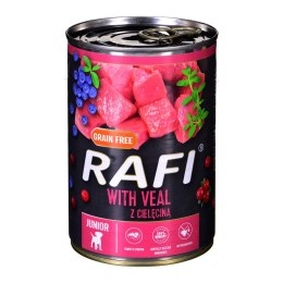 DOLINA NOTECI Rafi junior z cielęciną - mokra karma dla szczeniąt - 400 g DOLINA NOTECI
